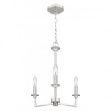 Quoizel PRC5016BN Prescott Chandelier 3 lights brushed nickel Chandelier