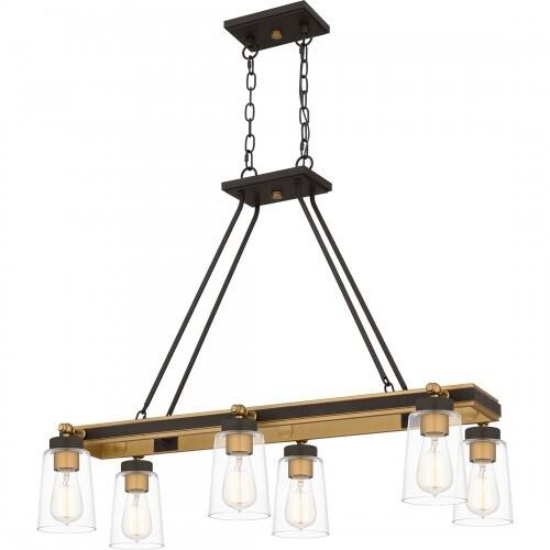 Quoizel ATO632OZ Atwood Island 6 lights old bronze Island Light