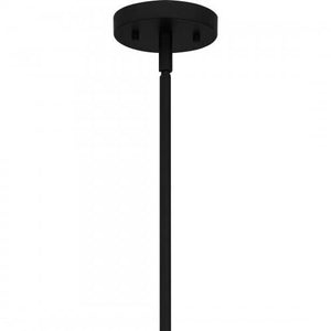 Quoizel GGR642MBK Gallagher Linear chandelier 6 lights matte black Island Light