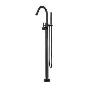 Modern Freestanding Roman Tub Trim Kit w/Handshower in TuscanBronze