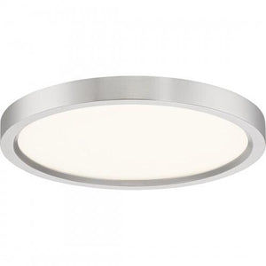 Quoizel OST1711BN Outskirts Flush mount 11"d brushed nickel Flush Mount