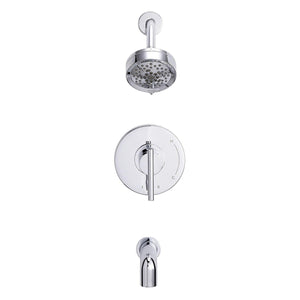 Gerber D511058BBTC Brushed Bronze Parma Tub & Shower Trim Kit, 1.75GPM