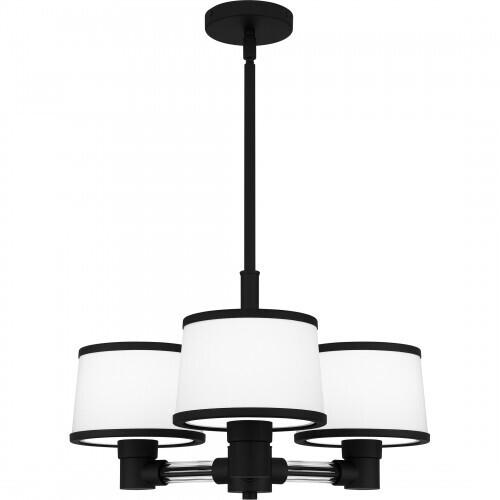 Quoizel KYL2822MBK Kylen Chandelier 3 lights matte black Pendant