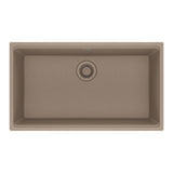 FRANKE MAG11029-OYS Maris Undermount 31-in x 17.81-in Granite Single Bowl Kitchen Sink in Oyster In Oyster