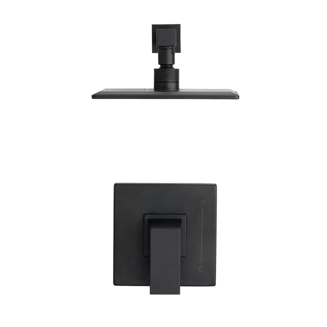 Gerber D501562BSTC Satin Black Mid-town Shower-only Trim Kit, 1.75GPM