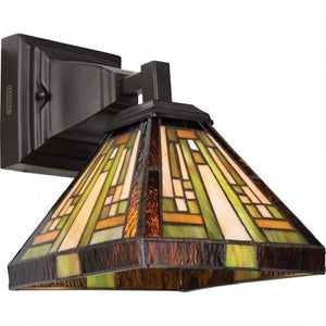 Quoizel TFST8701VB Stephen Wall fixture tiffany 1lt vintage bronze Wall Sconce
