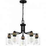 Quoizel BTC5025MBK Baltic Chandelier 5 lights matte black Chandelier