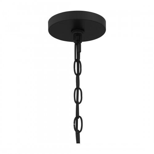 Quoizel PRC5016MBK Prescott Chandelier 3 lights matte black Chandelier