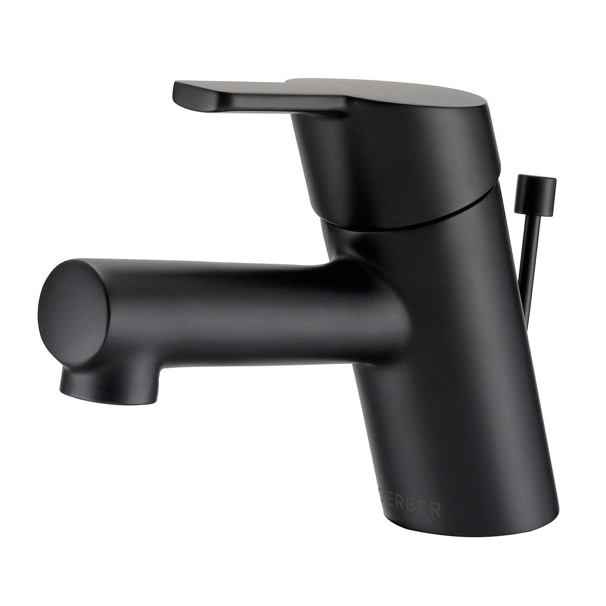 Gerber D224530BS Satin Black Amalfi Single Handle Top Control Lavatory Faucet