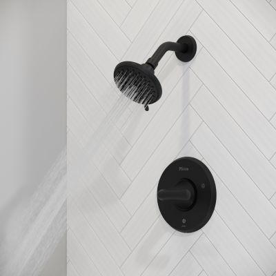 Pfister Matte Black 1-handle Shower Only Trim LG89-7MCAB