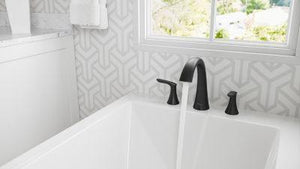 Pfister Matte Black 2-handle Roman Tub Trim RT6-5WRB