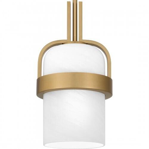 Quoizel QPP6174AB Quoizel Piccolo Pendant Mini pendant 1 light aged brass Mini Pendant
