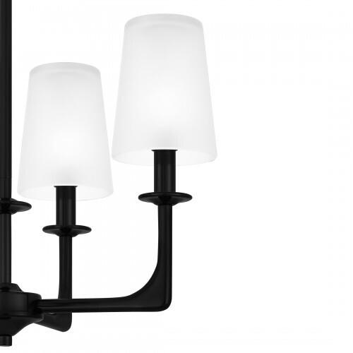 Quoizel HOG5018K Hough Chandelier 4 lights mystic black Chandelier