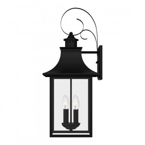 Quoizel CCR8412K Chancellor Outdoor wall 4 lights mystic black Outdoor