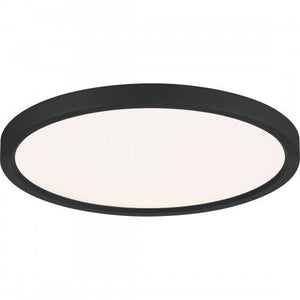 Quoizel OST1715EK Outskirts Flush mount led light earth black Flush Mount