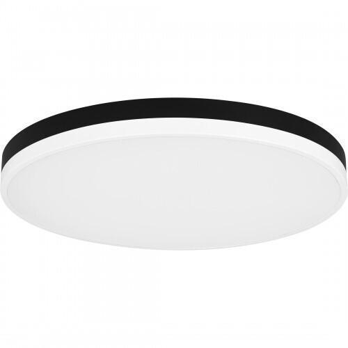 Quoizel WLN1620MBKW Weldin Flush mount led matte black white Flush Mount