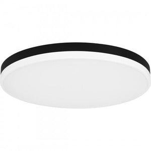 Quoizel WLN1620MBKW Weldin Flush mount led matte black white Flush Mount