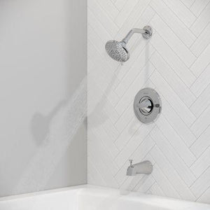 Pfister Polished Chrome 1-handle Tub & Shower Faucet LG89-8WFC