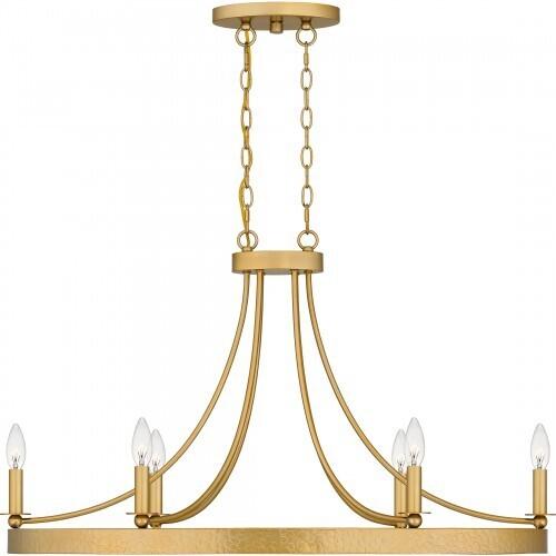 Quoizel APN636LG Aspyn Island 6 lights light gold Island Light