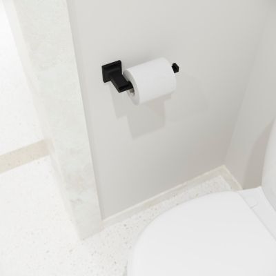 Pfister Matte Black Toilet Paper Holder BPH-VRVSB