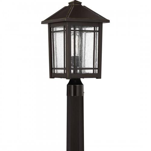 Quoizel CPT9010PN Cedar Point Outdoor post palladian bronze Outdoor Lantern