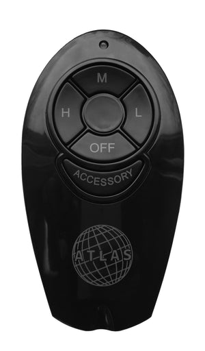 Matthews Fan DI-CR-WDBK Diane oscillating ceiling fan in Polished Chrome finish with solid matte black wood blades.