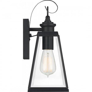 Quoizel PAX8405MBK Paxton Outdoor wall 1 light matte black Outdoor Lantern