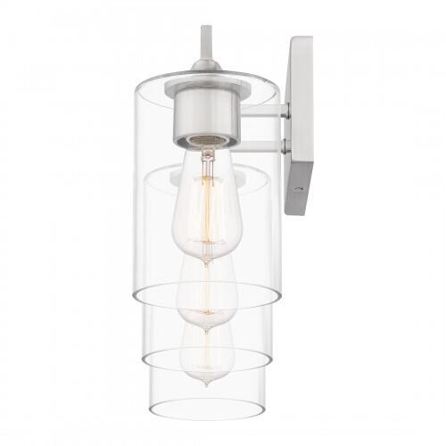 Quoizel PRC8624BN Prescott Bath 3 lights brushed nickel Bath Light
