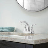 Avalon 2-Handle 4" Centerset Bathroom Faucet in Polished Chrome