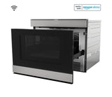 Sharp Insight SMD2499FS 24" / 1.4 CF Flat Panel Microwave Drawer, Convection, Wi-Fi