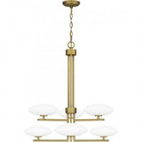 Quoizel QCH5577AB Quoizel Chandelier Chandelier 6 lights aged brass Chandelier