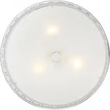 Quoizel PCVY1714C Verity Crystal Semi Flush Mount Ceiling Lighting, 3-Light, 300 Watts, Polished Chrome (12"H x 15"W)