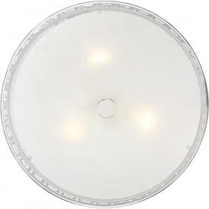 Quoizel PCVY1714C Verity Crystal Semi Flush Mount Ceiling Lighting, 3-Light, 300 Watts, Polished Chrome {Showroom Display for Sale}