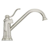 Portland 1-Handle Kitchen Faucet with Side Spray in Stainless Steel