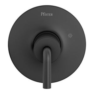 Pfister Matte Black 1-handle Tub & Shower Valve Only Trim R89-1TNTB