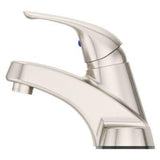 Pfirst Series Single Control 4" Centerset Bathroom Faucet in Brushed Nickel