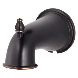 Quick Connect Tub Spout with Diverter in Tuscan Bronze