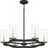 Quoizel DVY5026MB Daverty Chandelier 6 lights mottled black Chandelier