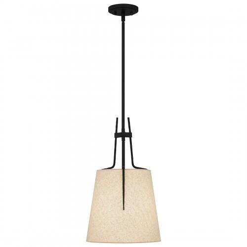 Quoizel LOA1512MBK Leona Mini pendant 1 light matte black Mini Pendant