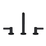 Gerber D303130BS Satin Black Amalfi Two Handle Widespread Lavatory Faucet