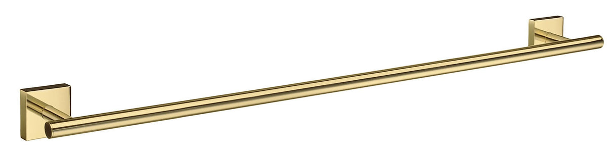 Smedbo House Single Towel Rail in Polished Brass