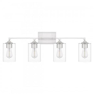 Quoizel PRC8633BN Prescott Bath 4 lights brushed nickel Bath Light