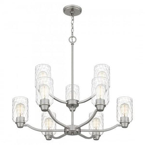 Quoizel ACA5029BN Acacia Chandelier 9 lights brushed nickel Chandelier