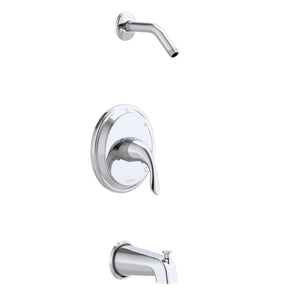 Gerber G00G9153LSTC Chrome Viper Single Handle Tub & Shower Trim Kit & Treysta CARTR...