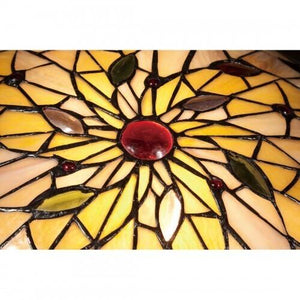 Quoizel TF1409SVB Graham Flush mount  tiff vintage bronze 17"d Flush Mount