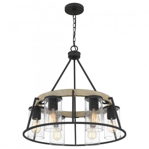 Quoizel BRT3525GK Brockton Outdoor chandelier 6 lights grey ash Chandelier