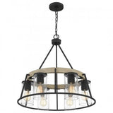 Quoizel BRT3525GK Brockton Outdoor chandelier 6 lights grey ash Chandelier