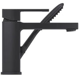 Deckard Single Handle Complete Roman Tub Trim with Handheld Shower in Matte Black