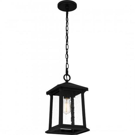 Quoizel SAT1909MBK Satterfield Outdoor hanging 1 light matte black Outdoor Lantern