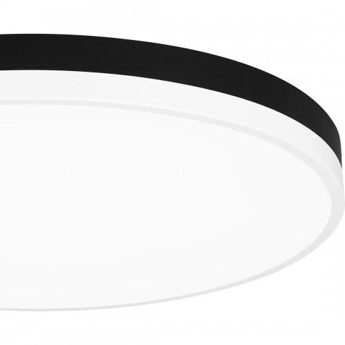 Quoizel WLN1620MBKW Weldin Flush mount led matte black white Flush Mount